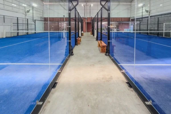 indoor tennis arena